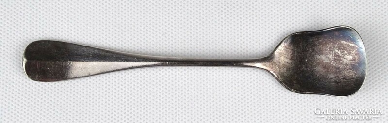 1K486 old Parisian department store silver-plated ice cream spoon