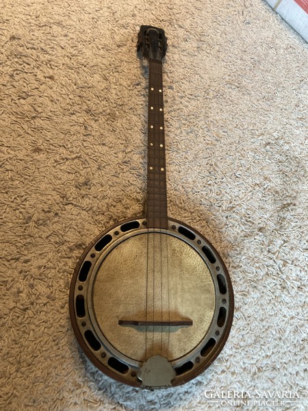Antik Dreima banjo intarzia berakással