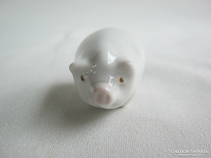 Retro ... Zsolnay porcelain figure nipp mini pig