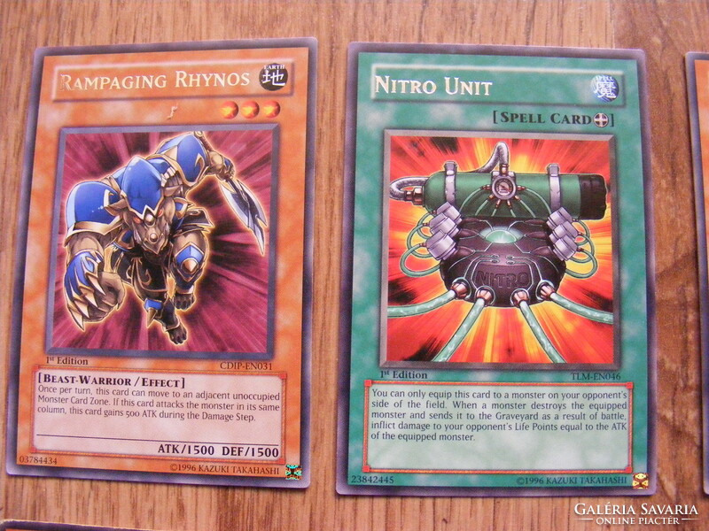 21 Yu-gi-oh cards - first edition
