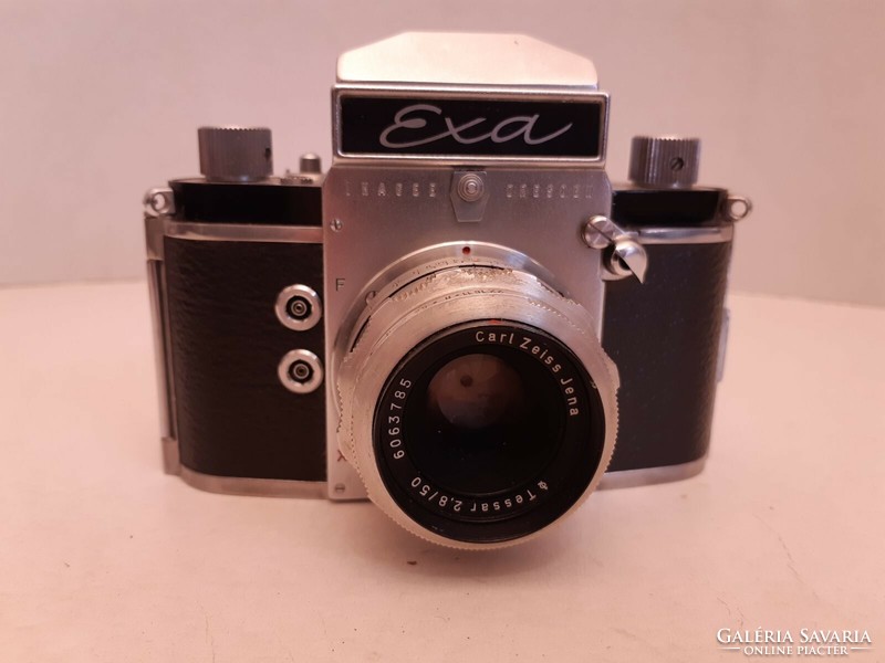 Exa ihagee dresden germany camera carl zeiss jena tessar 2.8/50 1950s