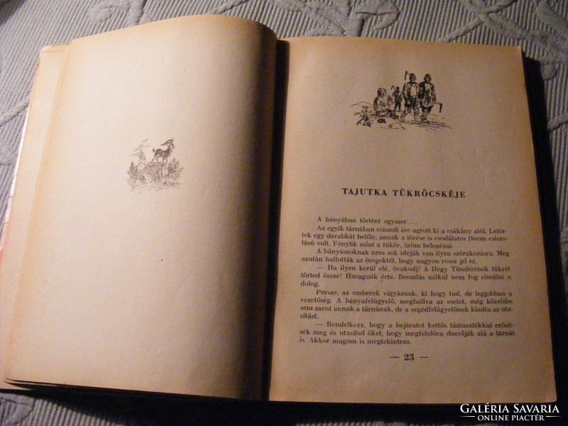 Drágakőhegy  - régi mesekönyv Bazsov 1949