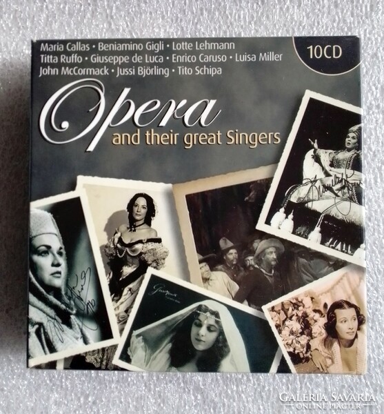 Classical opera arias 10 disc CD selection Callas, Gigli, Caruso, Björling, Ruffo, McCormack