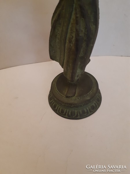 Oriental (Indian, Thai...) Bronzed female statue