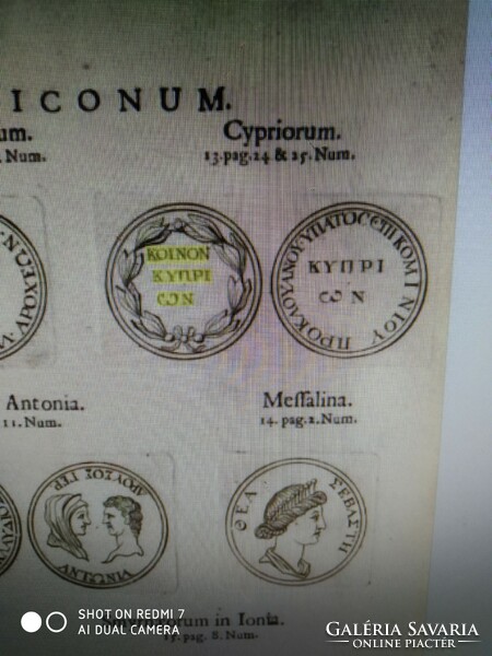 Ezüst (830) cyprusi bank emblémájú levélnehezék különlegesség