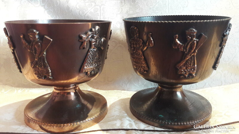 Copper craftsman goblet, bronze cup (m2958)