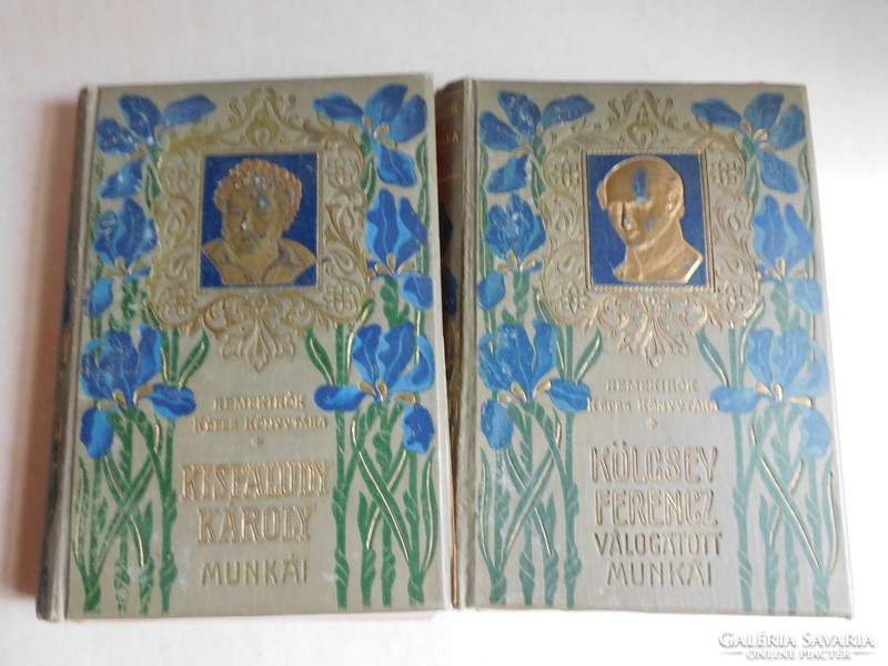 Lampel Róbert Császári és Királyi Könyvkereskedés - 2 díszkiadású kötet íriszekkel