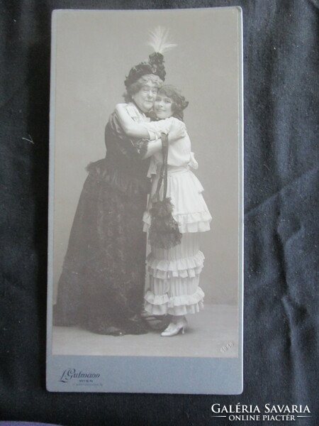 Cca. 1890 FOTÓ FOTÓGRÁFIA FÉNYKÉP MŰTERMI JELZETT KEMÉNYHÁTÚ O - MAGYAR MONARCHIA ELÖKELŐ DÁMA -K
