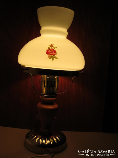 Glass lamp table lamp