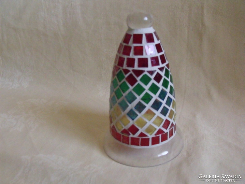 Handcrafted colorful glass bura glass bell