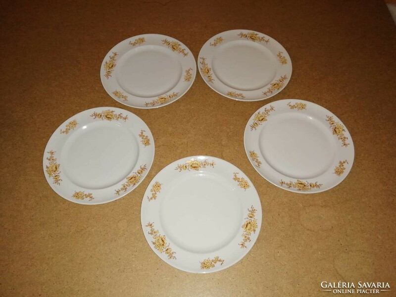 Alföldi porcelain small plate 5 pieces in one dia. 19.5 cm (2p)