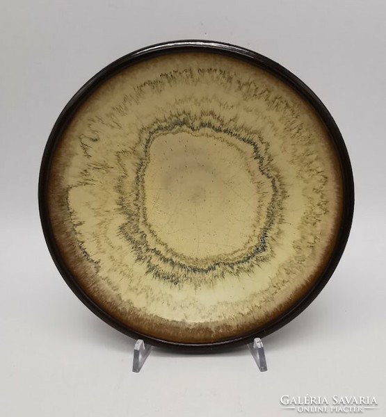 Retro tányér, tál, jelzett, 21,5 cm átmérő