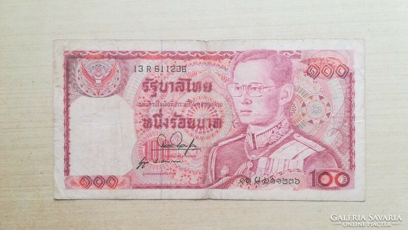 Thaiföld 100 Baht 1978