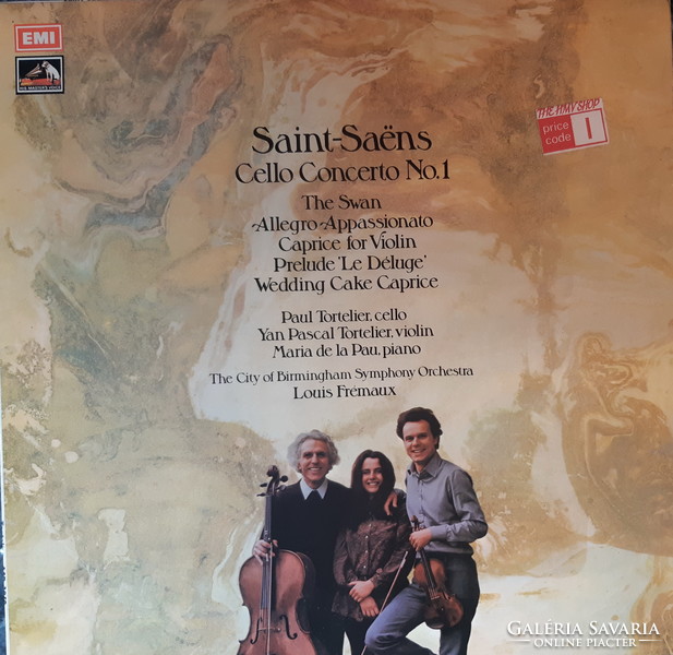 Saint - saens works tortelier lp vinyl record vinyl