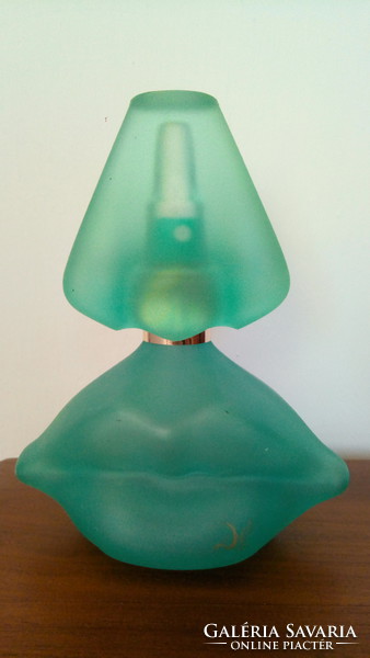Salvador Dali laguna perfume empty tester bottle - 9 x 13 cm