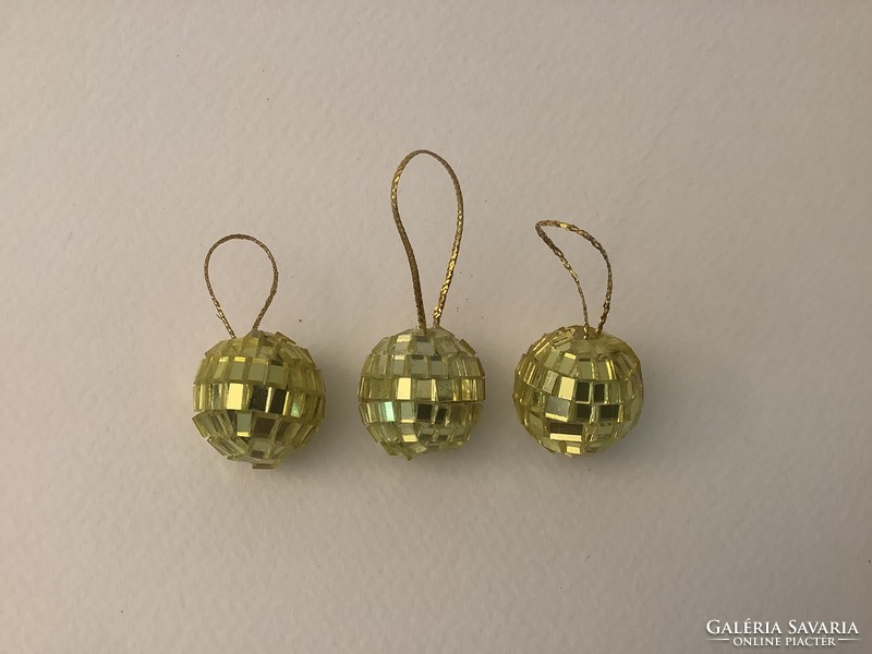 Old Christmas tree ornament disco ball