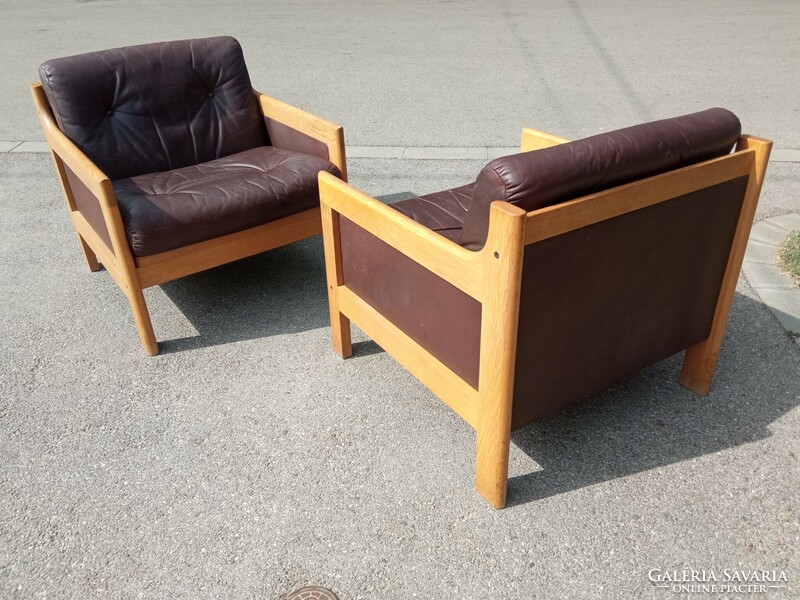 Karl erik ekselius lounge chair 4 armchairs, mid cenutry design armchairs joc möbler, marked