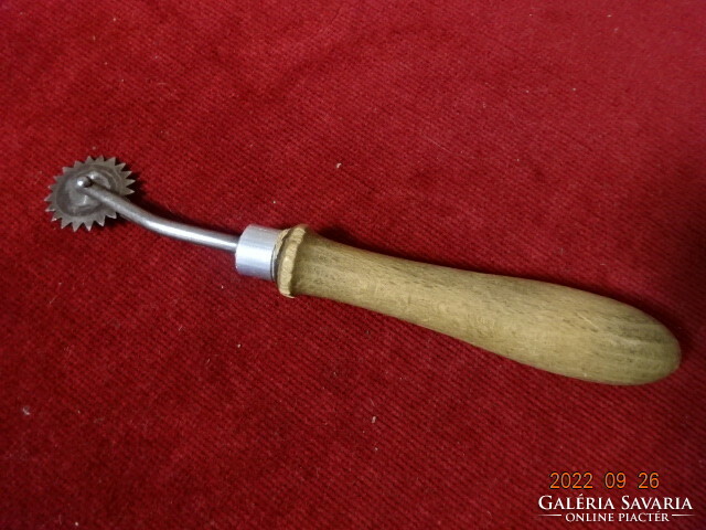 Leather marker with wooden handle, length 18 cm. He has! Jokai.