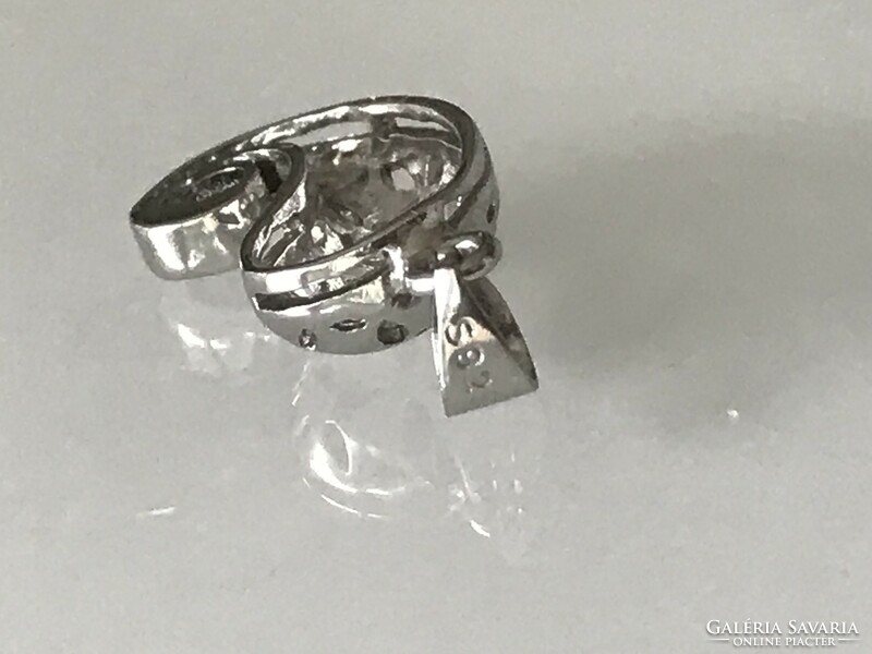 Pandora pendant with onyx stone, 3 cm long