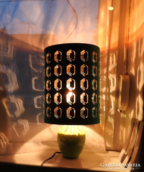 Elegáns türkiz Esto asztali lámpa