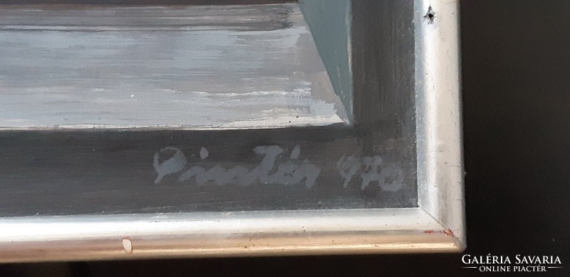Joseph Pintér painting - icicle window