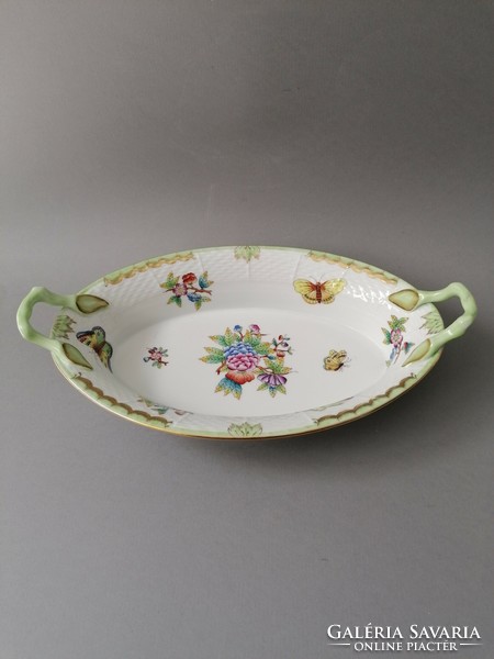 Herend victoria decorative bread basket/presenter. Flawless.