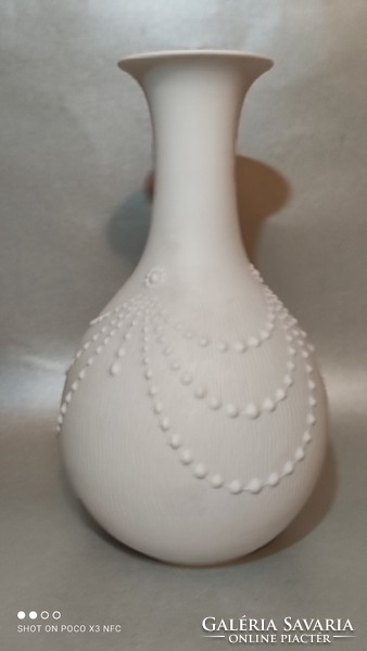 A. K. Kaiser porcelain vase marked with string of pearls pattern