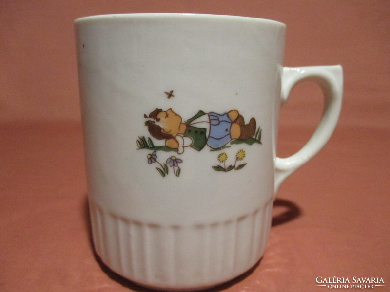 Zsolnay fairy tale pattern skirted mug, cup