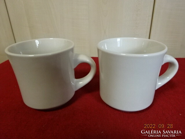 Drapp porcelain mug, height 9 cm. Two pieces in one. He has! Jokai.