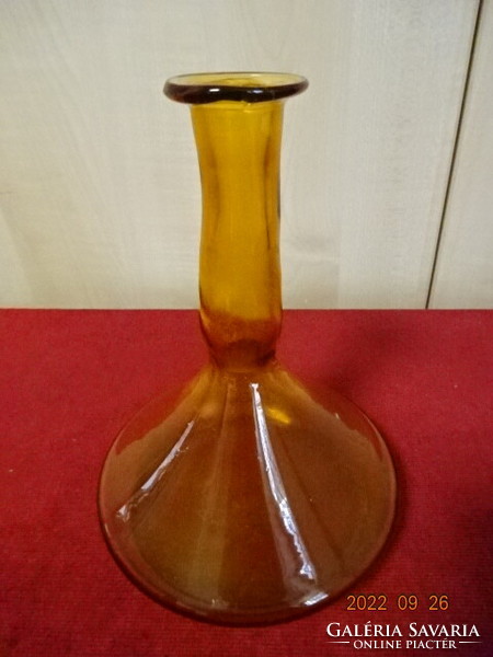 Honey yellow liqueur glass, height 20 cm. He has! Jokai.