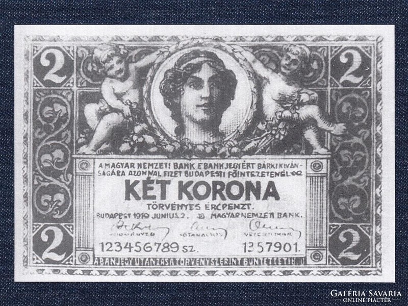 Magyarország Két Korona 1919 Fantázia bankjegy (id64682)