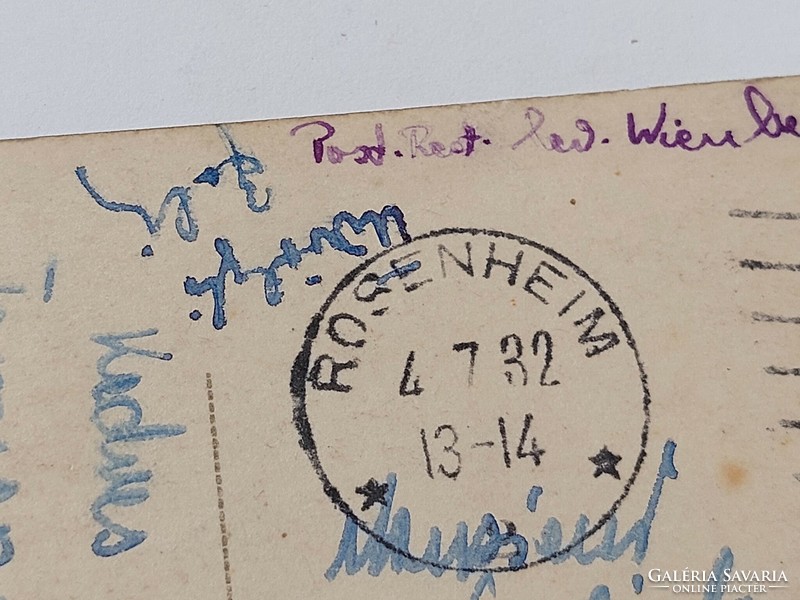 Régi képeslap fotó levelezőlap München 1932