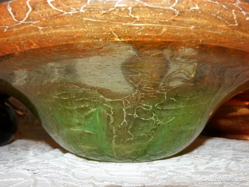 35 Cm. Wmf-era glass bowl.