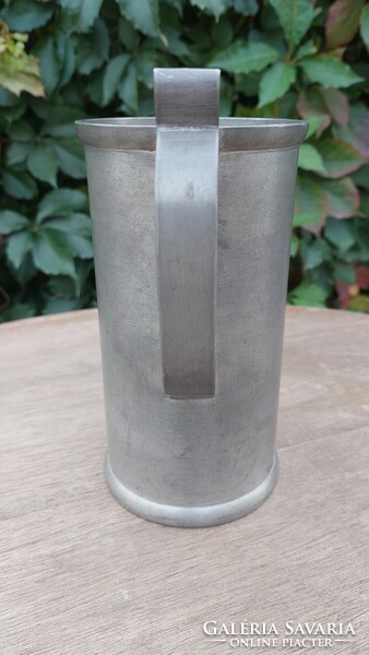 Tin liter measuring cup 19s. Sopron