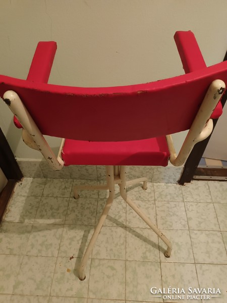 Retro loft, industrial children's hairdressing chair