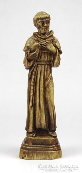 1K688 Saint Francis of Assisi resin statue 19 cm