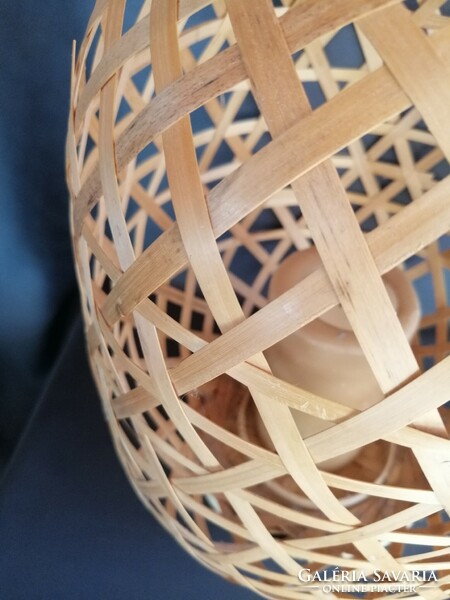 ﻿Modern bambusz gyertyatartó mécses. Alkudható!