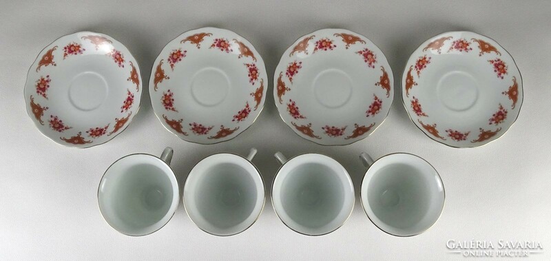 1K692 Chinese porcelain coffee cup 4 pieces