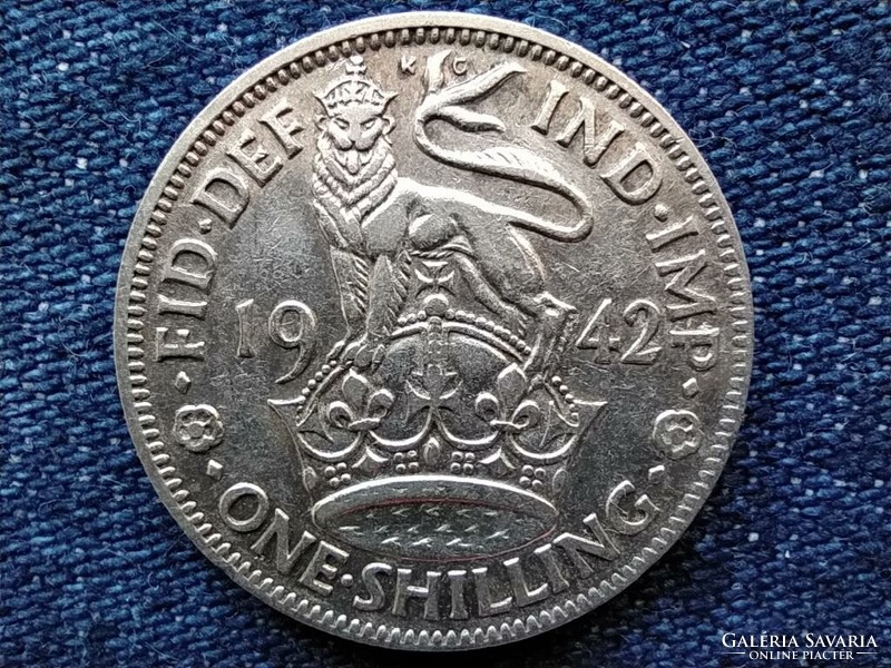 Anglia VI. György (1936-1952) .500 ezüst 1 Shilling 1942 (id54418)