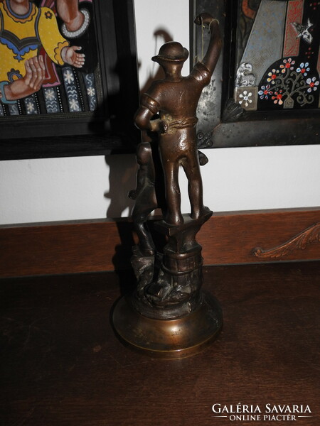 Vasöntők  - bronz szobor