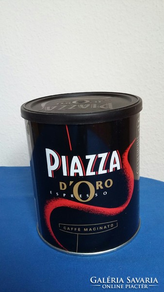 Piazza d'oro metal coffee box