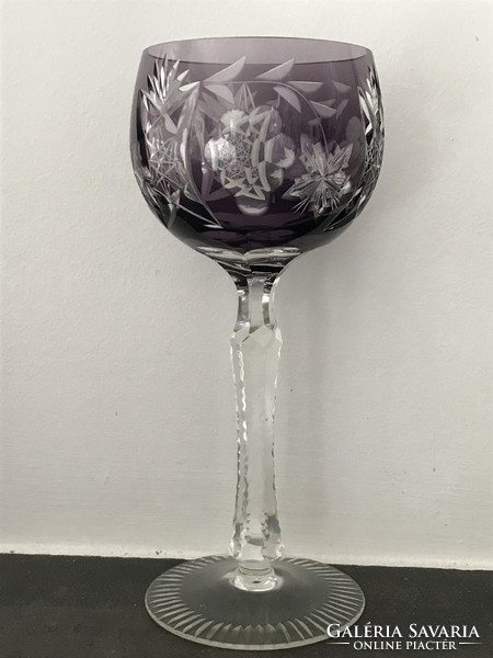 Ajka crystal marsala wine glasses in a pair