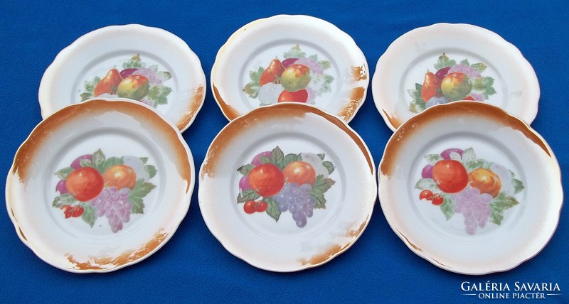 Antique Zsolnay tea saucers