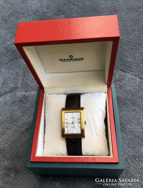 Candino gold-plated Swiss watch, in original box!