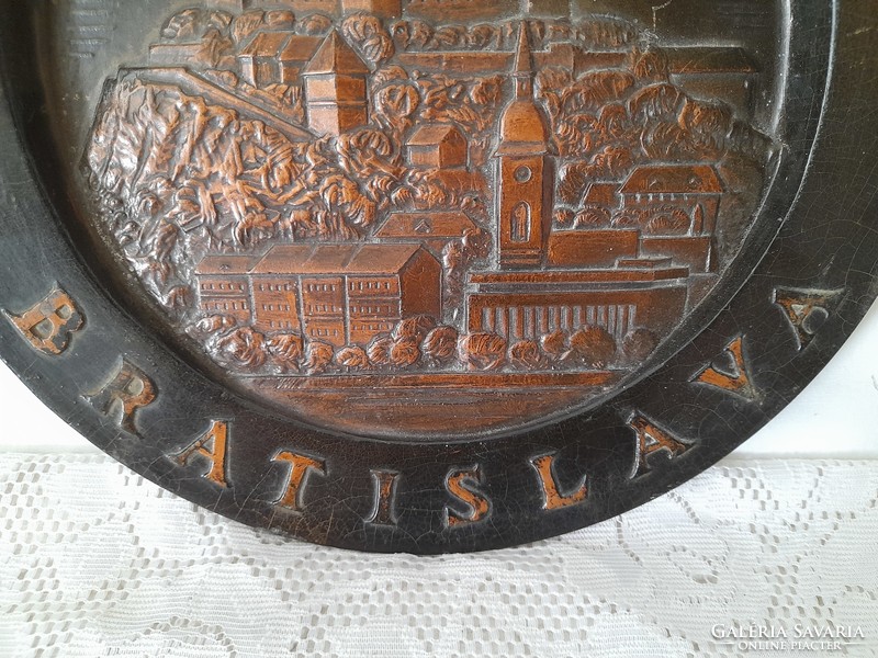 Beautiful crafted wall plate from Bratislava