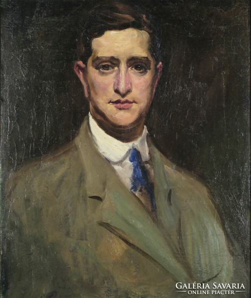 Hungarian painter (by K. Elemér): male portrait