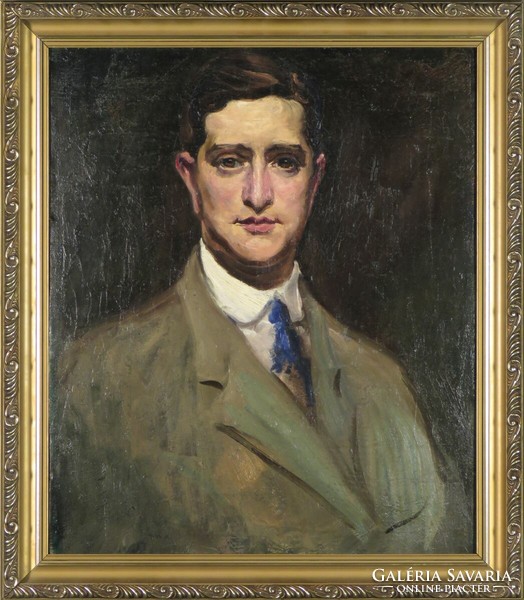 Hungarian painter (by K. Elemér): male portrait