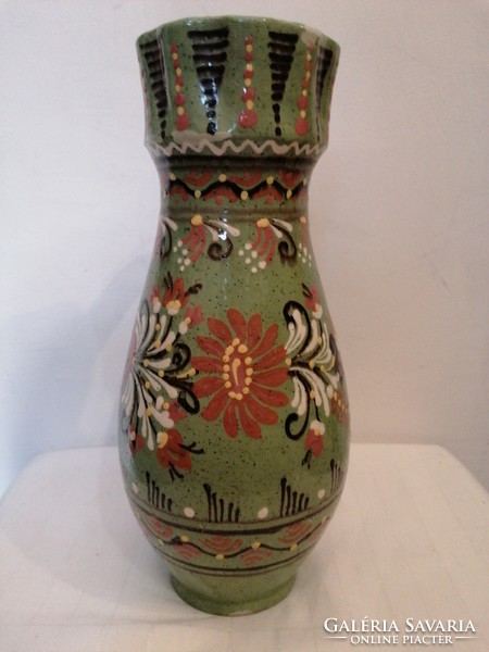 János Lázi ceramic jug from Hódmezővásárhely 31cm!