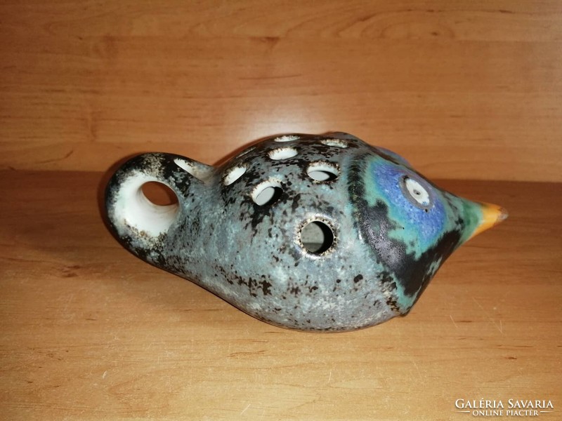 Rare craftsman ceramic Peking duck head ikebana (z-4)
