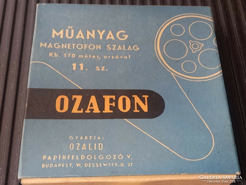 OZAFON retro magnetofon szalag, 1958